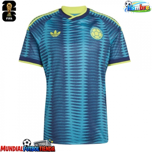 Camiseta Colombia Segunda Equipación Replica Mundial 2026 mangas cortas